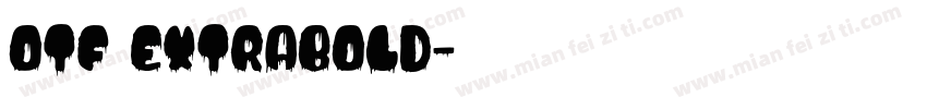 OTF ExtraBold字体转换